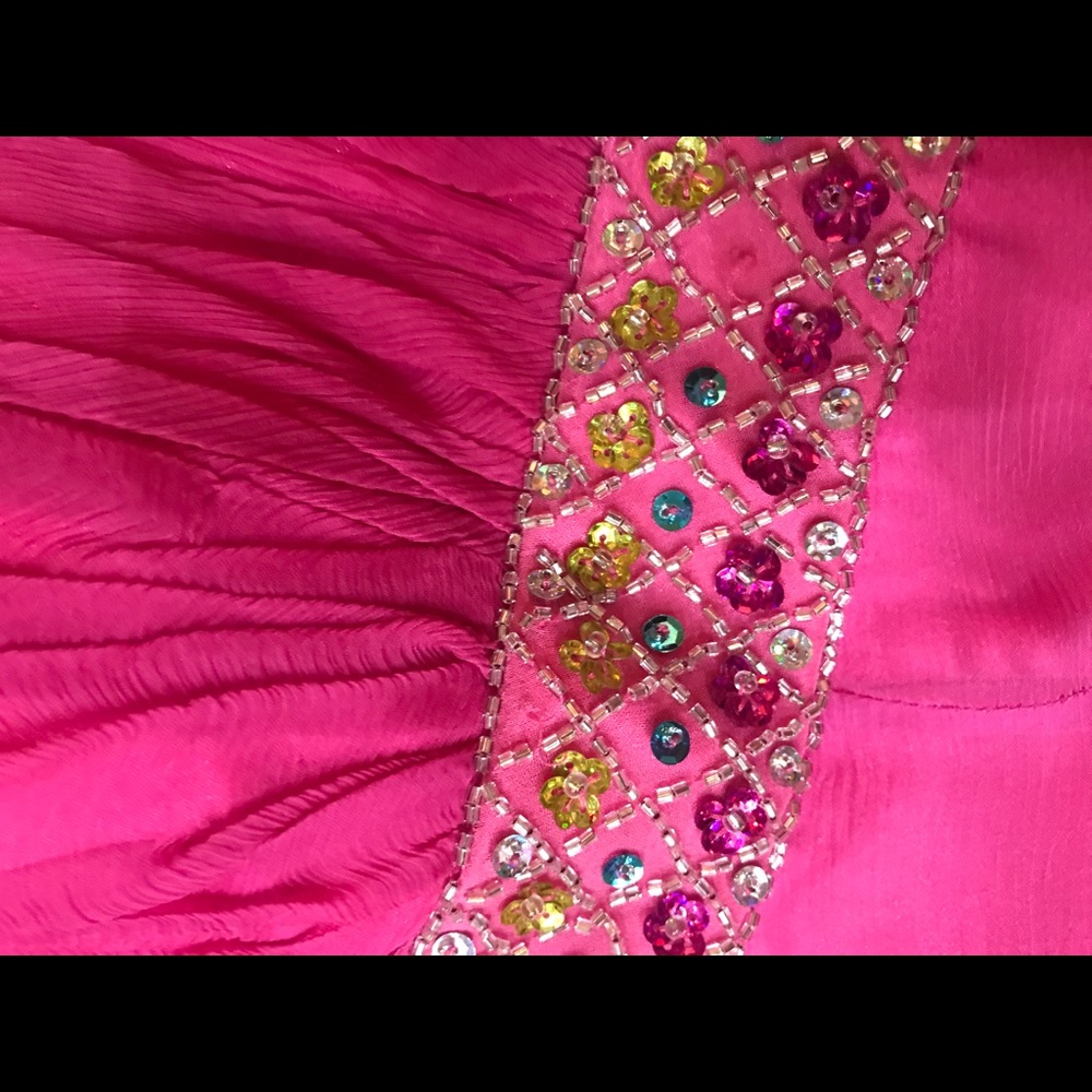 ❤️❤️❤️❤️New item Riva Designs fuchsia classy dress size 0 - Picture 5 of 7